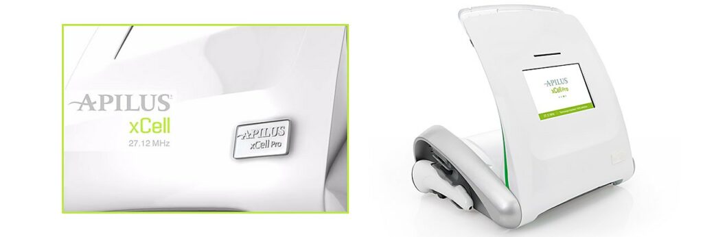 Equipo de depilación eléctrica Apilus xCell Pro de 27,12 MHz